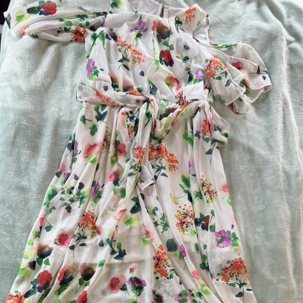 Floral Off-Shoulder Dress